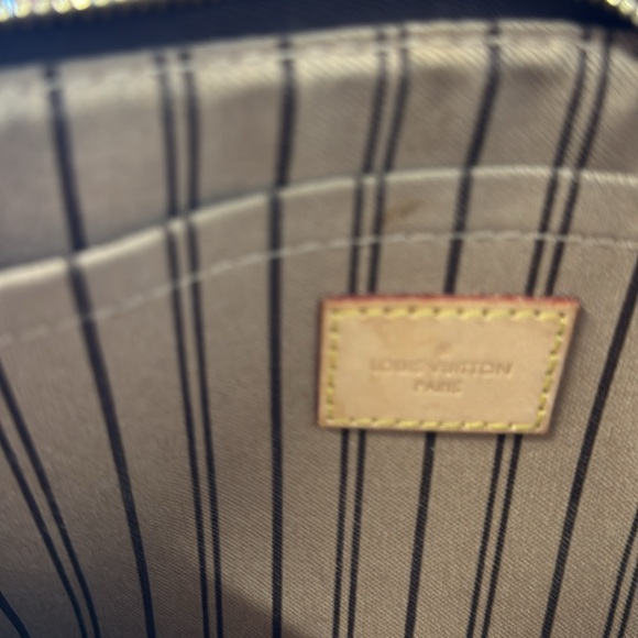 LV Monogram Neverful MM GM Pochette Pivoine | Tan Interior - Picture 6 of 16